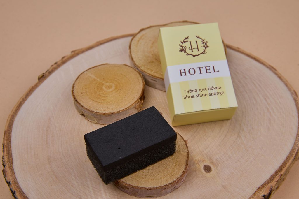 Губка для обуви HOTEL  в коробке